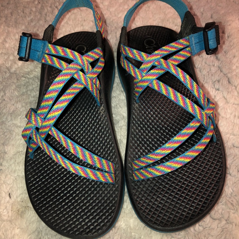 Rainbow Chaco sandals